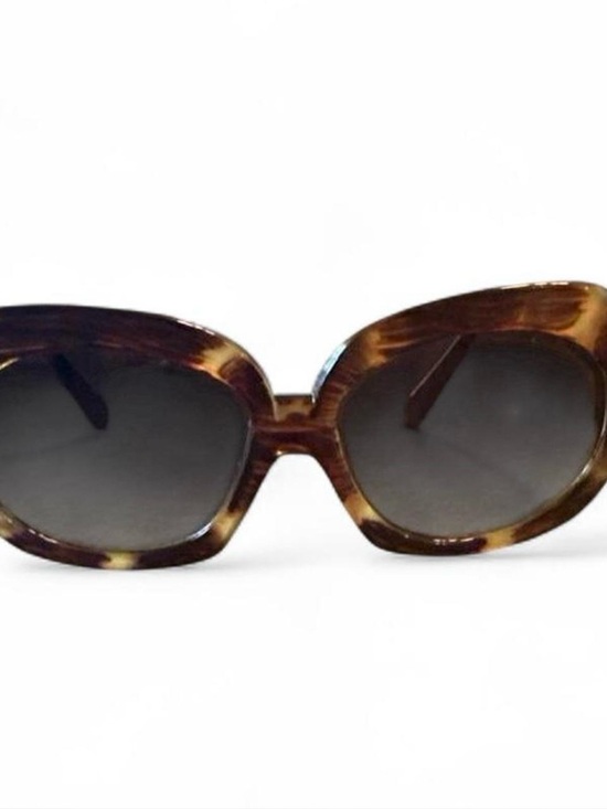 Trina Turk Tortoiseshell Oversized Sunglasses - Brown Lenses